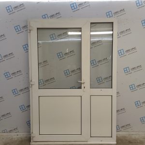 Used White Upvc Back Door And Side Panel (Outwards Opening) 1450mm x 2095mm DS015