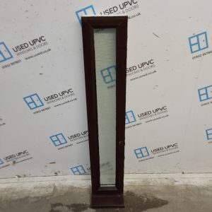 Used Rosewood Upvc Window 220mm x 1210mm C3113