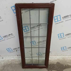 Used Woodgrain Upvc Window 475mm x 1115mm C3109