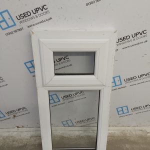 Used White Upvc Window 480mm x 1000mm NWS002