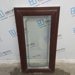 Used Woodgrain Upvc Window 605mm x 1140mm C2151