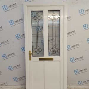 Used White Upvc Front Door 900mm x 2040mm 0513