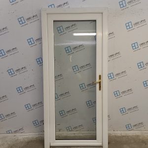 Used White Upvc Back Door 975mm x 2125mm 0099
