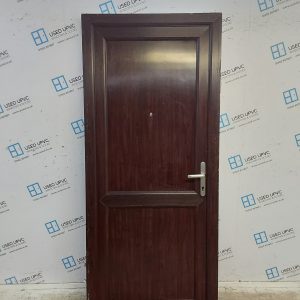 Used Rosewood Upvc Back Door 915mm x 2090mm 0280