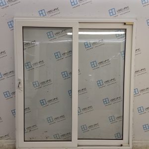 Used White Upvc Sliding Patio Doors 1805mm x 2065mm (Reduce To 2040mm) EA22