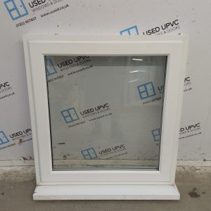 Used White Upvc Window 835mm x 905mm OBS059