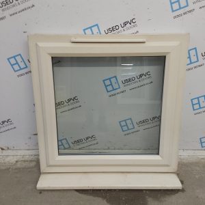 Used Cream Upvc Window 890mm x 900mm C4C018