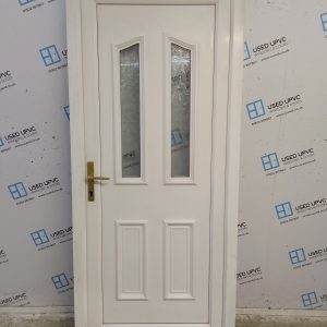 Used White Upvc Back Door 910mm x 2060mm C9D72