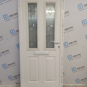 Used White Composite Front Door 895mm x 2115mm C10D39