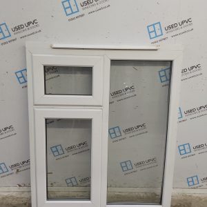 Used White Upvc Window 1065mm x 1280mm (Reduce To 1235mm) C4C001