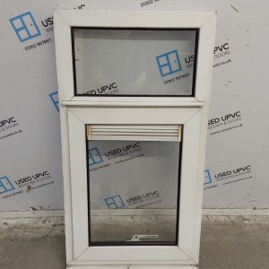 Used White Upvc Window 605mm x 1115mm C2B027