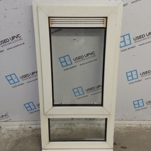 Used White Upvc Window 605mm x 1190mm C4W150