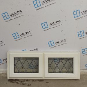 Used White Upvc Window 1220mm x 465mm C4W160