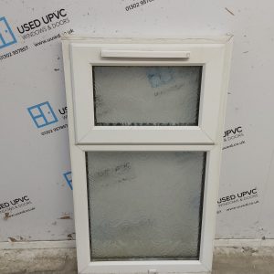 Used White Upvc Window 595mm x 1030mm USW026
