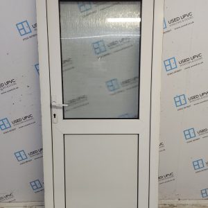 Used White Upvc Back Door 920mm x 2010mm 0697