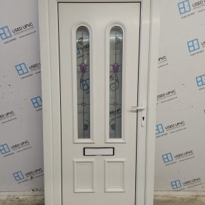 Used White Upvc Front Door 965mm x 2045mm 0538