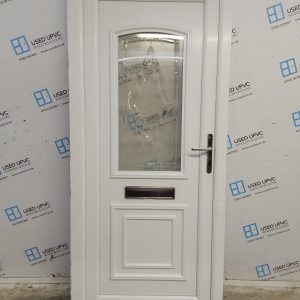 Used White Upvc Front Door 925mm x 2055mm C7D063