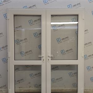 Used White Upvc French Doors 1800mm x 2120mm EA24