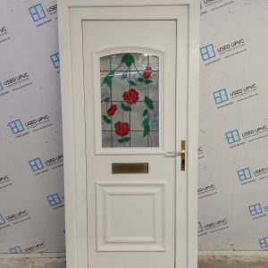 Used White Upvc Front Door 920mm x 2065mm C6064