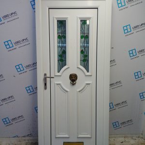 Used White Upvc Front Door 885mm x 2035mm C9D75