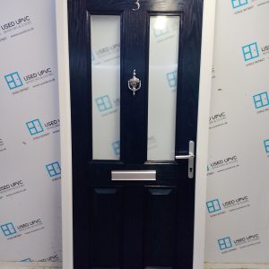 Used Dark Blue Composite Front Door 930mm x 2030mm SC2D040