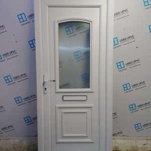 Used White Upvc Front Door 920mm x 2045mm SC2D019