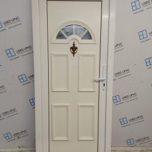 Used White Upvc Back Door 870mm x 2040mm C11D04