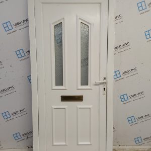 Used White Upvc Front Door 940mm x 2025mm C7D083