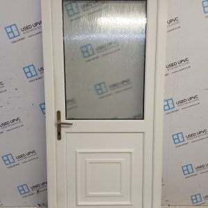 Used White Upvc Back Door 920mm x 2030mm C8D13