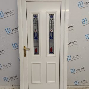 Used White Upvc Back Door 920mm x 2030mm C8D59