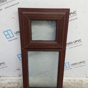Used Woodgrain Upvc Window 475mm x 1000mm C2034