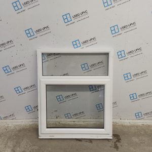 Used White Upvc Window 965mm x 1175mm OBS012