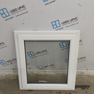 Used White Upvc Caravan Window 800mm x 875mm OBS038