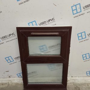 Used Rosewood Upvc Window 595mm x 890mm SC4065