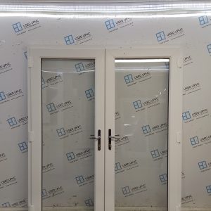 Used White Upvc French Doors 1755mm x 2060mm EA23