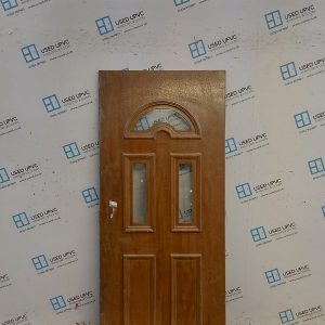 Brand New Oak Upvc Back Door Panel 811mm x 1863mm x 28mm NDP2