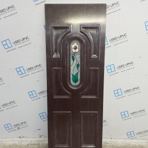 Brand New Rosewood Upvc Back Door Panel 614mm x 1763mm x 28mm NDP3