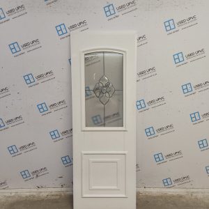 Used White Upvc Back Door Panel 647mm x 1814mm x 24mm UDP0055