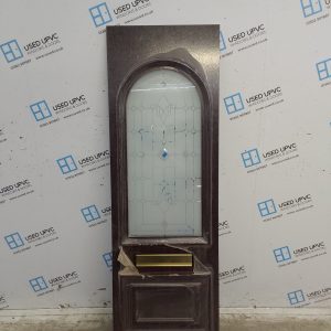 Brand New Rosewood Upvc Front Door Panel 570mm x 1790mm x 28mm NDP43