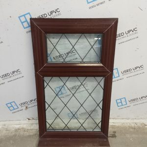 Used Woodgrain Upvc Window 615mm x 1055mm C3W037