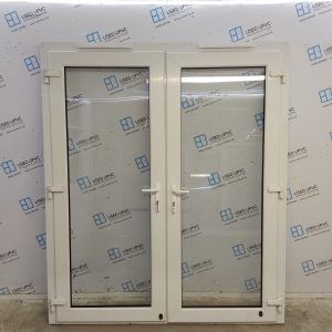 Used White Upvc French Doors 1795mm x 2100mm (1755mm x 2080mm) EA7