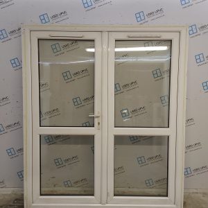 Used White Upvc French Doors 1790mm x 2070mm (Reduce To 1750mm) EA21