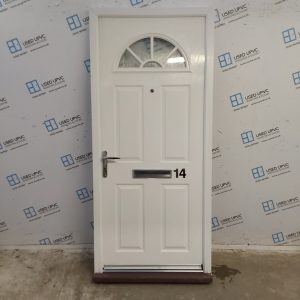 Used White Composite Front Door 915mm x 2060mm 0245