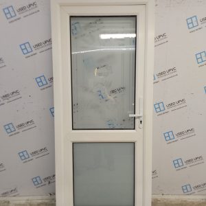 Used White Upvc Back Door 890mm x 2080mm 0042