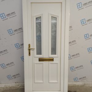 Used White Upvc Front Door 885mm x 2065mm C8D51