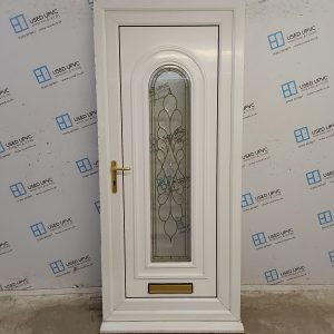 Used White Upvc Front Door 920mm x 2095mm 0123