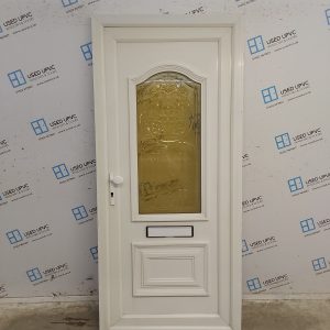 Used White Upvc Front Door 915mm x 2030mm 0174