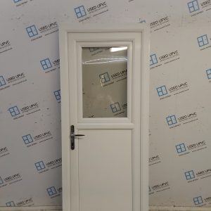 Used White Upvc Stable Door 835mm x 2010mm 0008