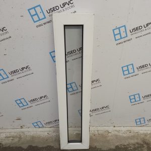 Used White Upvc Window 270mm x 1205mm C3072