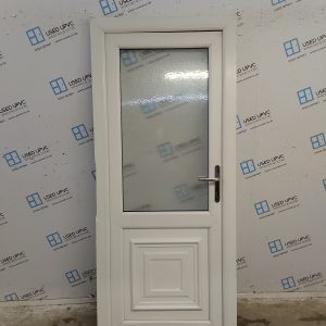 Used White Upvc Back Door 895mm x 2060mm 0456